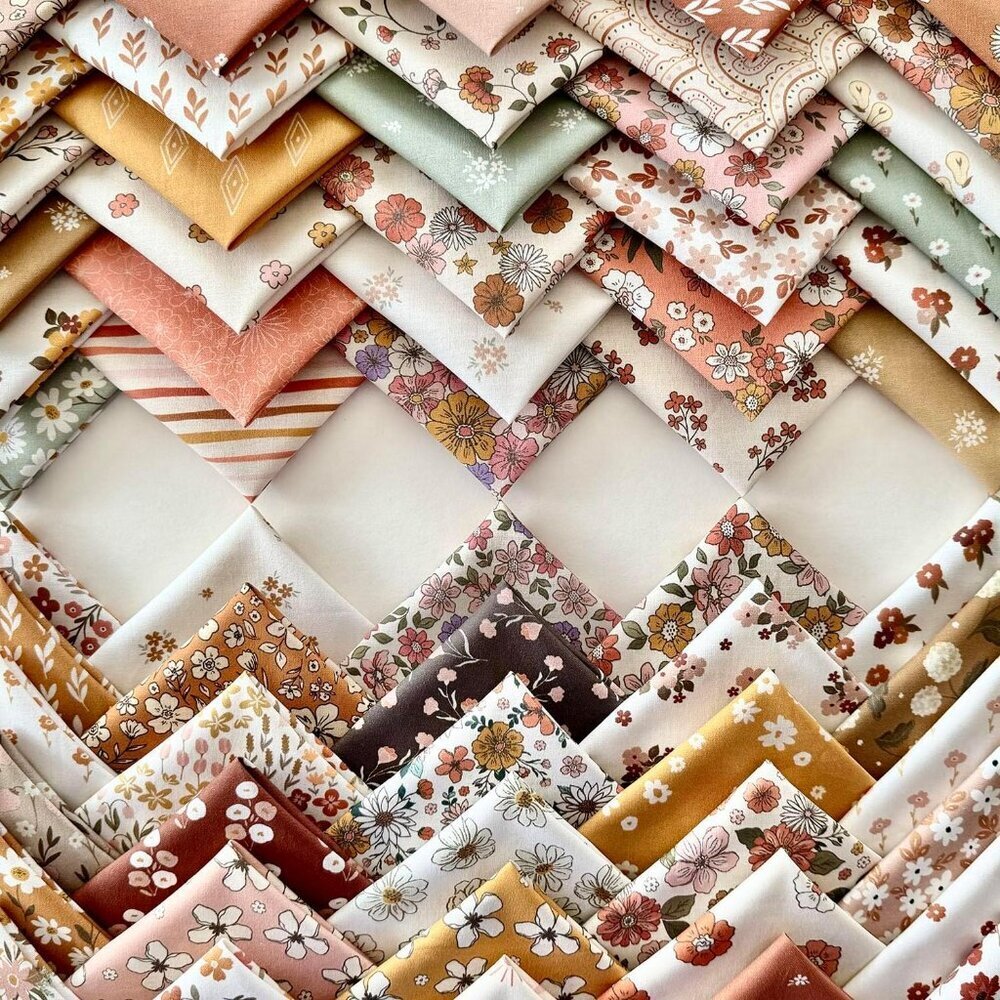 60pcs Precut Quilting Fabric Squares – 100% Cotton Satin 140gsm – 8x8in 20x20cm